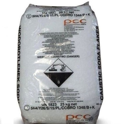 Сода каустична тверда у вигляді луски